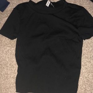 Black t-shirt, worn only to try on, From H&M